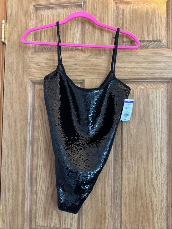 Wolford Tops - NWT Wolford Black Sequin Bodysuit